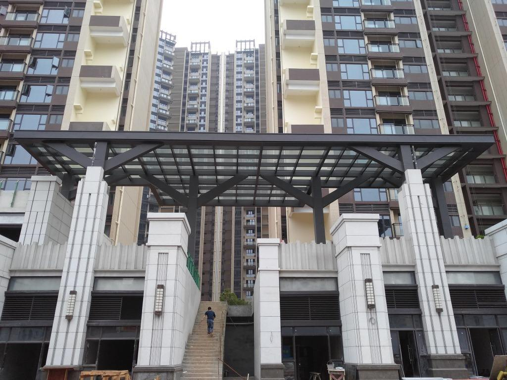 钢结构玻璃雨棚施工安装工艺